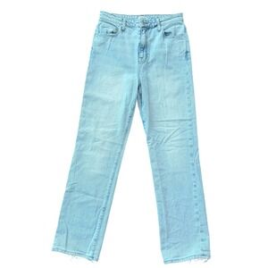 SIMKHAI High Rise Straight Leg Light‎ Wash Denim Jeans Women's Size 29
